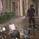 RAVENNA 23/12/2018. INCENDIO IN UNA CASA DI VIA PAOLO COSTA