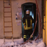 RAVENNA 23/12/2018. INCENDIO IN UNA CASA DI VIA PAOLO COSTA