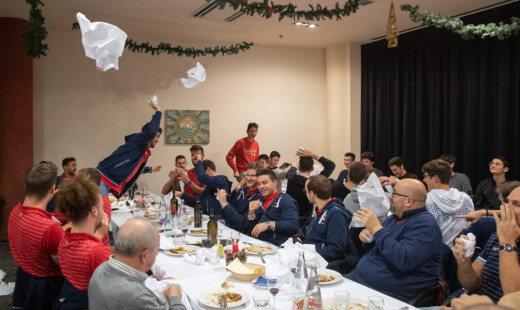 RAVENNA 17/12/2018. VOLLEY PALLAVOL CONSAR RAVENNA CENA NATALE 2018.