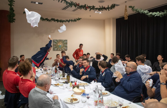 RAVENNA 17/12/2018. VOLLEY PALLAVOL CONSAR RAVENNA CENA NATALE 2018.