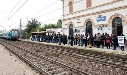 Protesta Stazione Godo