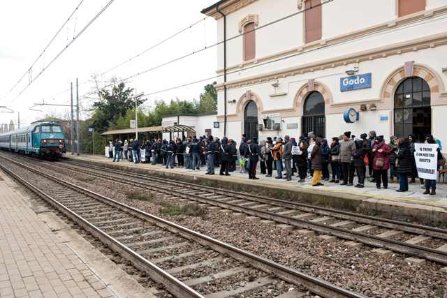 Protesta Stazione Godo