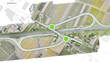 Planimetria Interconnessione A14Dir Bagnacavallo 1