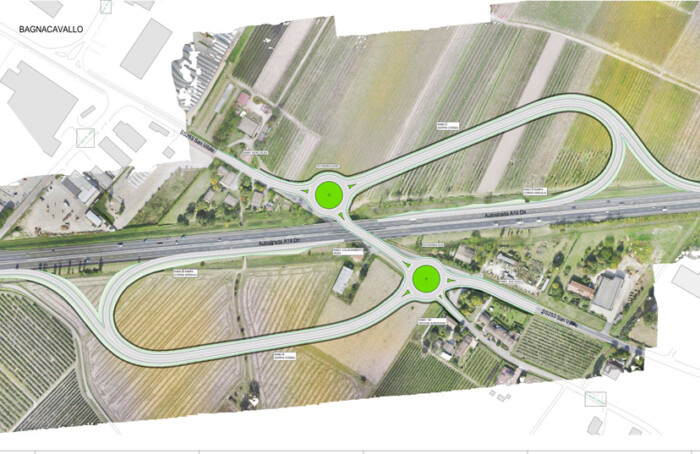Planimetria Interconnessione A14Dir Bagnacavallo 1