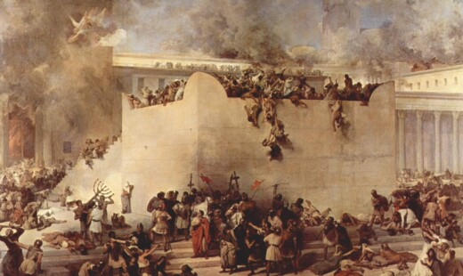 Francesco Hayez Distruzione Del Tempio Di Gerusalemme