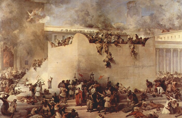 Francesco Hayez Distruzione Del Tempio Di Gerusalemme