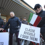 RAVENNA 12/01/2019. MANIFESTAZIONE PENDOLARI DELLE STAZIONI DI GODO E CLASSE