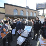 RAVENNA 12/01/2019. MANIFESTAZIONE PENDOLARI DELLE STAZIONI DI GODO E CLASSE