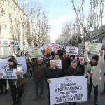 RAVENNA 12/01/2019. MANIFESTAZIONE PENDOLARI DELLE STAZIONI DI GODO E CLASSE