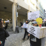 RAVENNA 12/01/2019. MANIFESTAZIONE PENDOLARI DELLE STAZIONI DI GODO E CLASSE