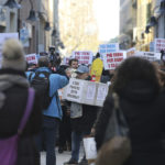 RAVENNA 12/01/2019. MANIFESTAZIONE PENDOLARI DELLE STAZIONI DI GODO E CLASSE