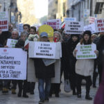 RAVENNA 12/01/2019. MANIFESTAZIONE PENDOLARI DELLE STAZIONI DI GODO E CLASSE