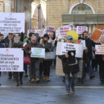 RAVENNA 12/01/2019. MANIFESTAZIONE PENDOLARI DELLE STAZIONI DI GODO E CLASSE