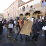 RAVENNA 12/01/2019. MANIFESTAZIONE PENDOLARI DELLE STAZIONI DI GODO E CLASSE