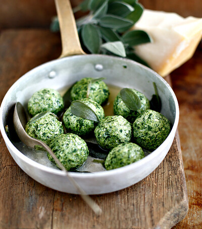 Gnudi Ricotta Spinaci