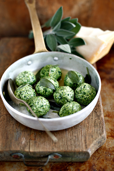 Gnudi Ricotta Spinaci