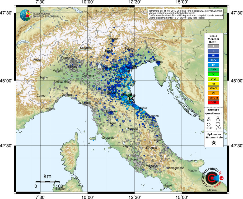 Terremoto Ravenna