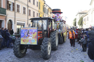 RAVENNA 24/02/2019. CARNEVALE DEI RAGAZZI Sfilata Dei Carri A Ravenna