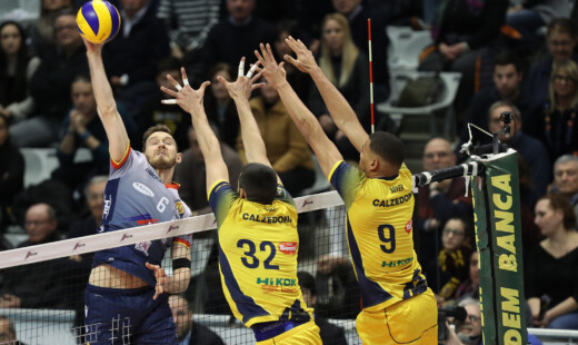 RAVENNAI 2/02/2019. VOLLEY PALLAVOLO. CONSAR RAVENNA CALZEDONIA VERONA