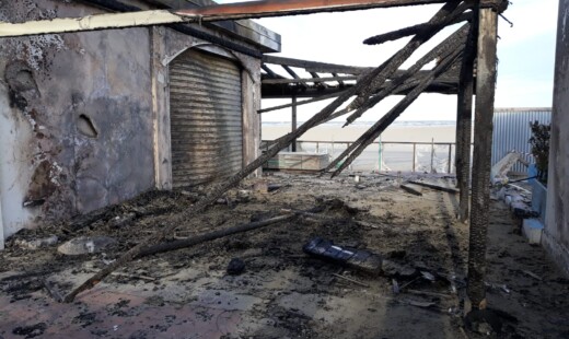 L'incendio al bagno Settebello