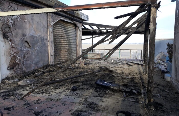 L'incendio al bagno Settebello