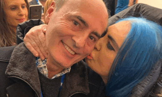 Il dottor Fussi con Loredana Berté