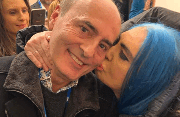 Il dottor Fussi con Loredana Berté