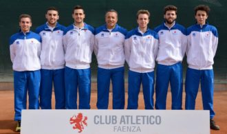 Tennis Club Faenza Serie C Maschile Da Sinstra Lorenzo Baldini, Riccardo Porisini, Roberto Zanchini, Enrico Casadei, Federico Cicognani, Edoardo Pompei, Noah Perfetti (manca Filippo Di Perna)