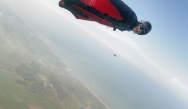 Wingsuit Flyer In Holland