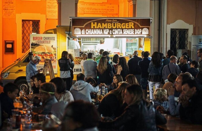 Busk At Street Food
