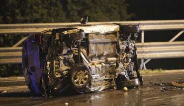 RAVENNA 18/05/2019. INCIDENTE SULLA ROTONDA DEI 3 PONTI. 