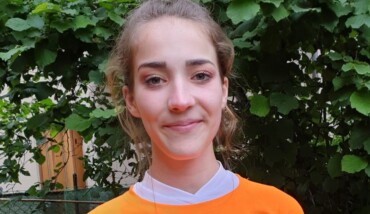 Sofia Maglia Arancione Vetri