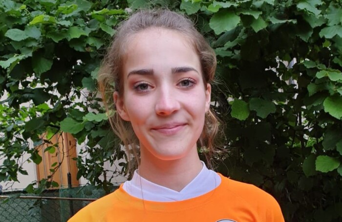 Sofia Maglia Arancione Vetri