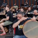 I percussionisti di "Tamburi nella notte"