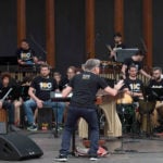 I percussionisti di "Tamburi nella notte"