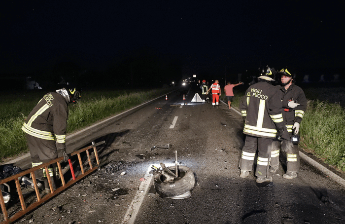 L'incidente su via Dismano di sabato 8 giugno