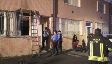 RAVENNA 19/06/2019. INCENDIO DI UN APPARTAMENTO IN VIA SAN VITTORE