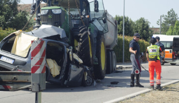 Scontro mortale ss 16 Reale