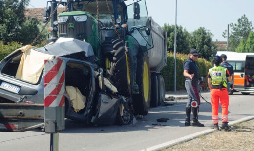 Scontro mortale ss 16 Reale