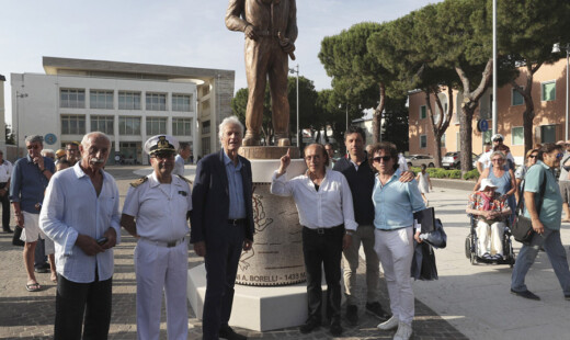 RAVENNA 15/06/2019. MARINA DI RAVENNA, INAUGURATO IL MONUMENTO AL PALOMBARO