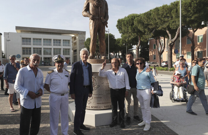 RAVENNA 15/06/2019. MARINA DI RAVENNA, INAUGURATO IL MONUMENTO AL PALOMBARO