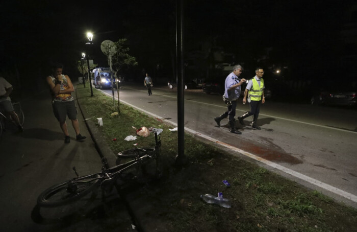RAVENNA 21/07/2019. INCIDENTE A MARINA ROMEA. Ciclista Travolto Da Auto Pirata Sulle Strisce Pedonali