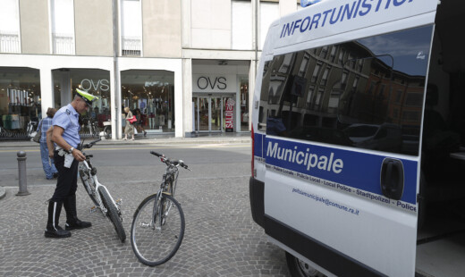 RAVENNA 29/07/2019. INCIDENTE, SCONTRO FRONTALE FRA 2 CICLISTI IN VIA DI ROMA SULLA CICLABILE