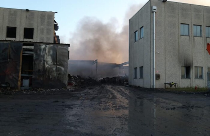 Incendio Faenza