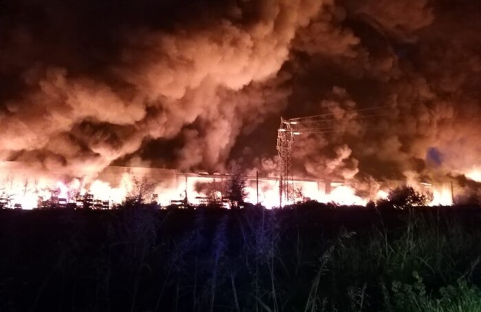 Incendio Faenza