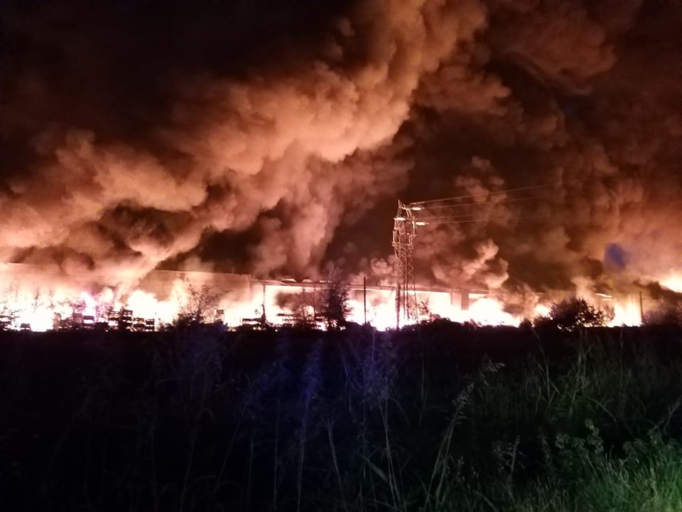 Incendio Faenza