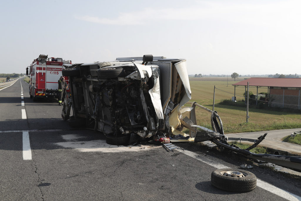 RAVENNA 27/08/2019. INCIDENTE E45