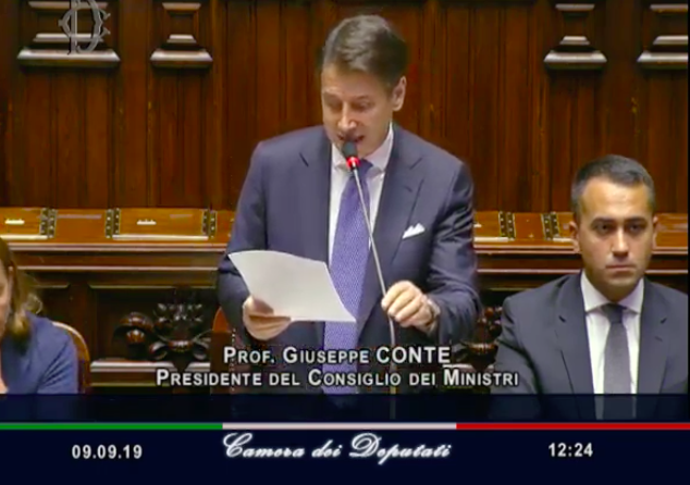 Il discorso del premier Giuseppe Conte