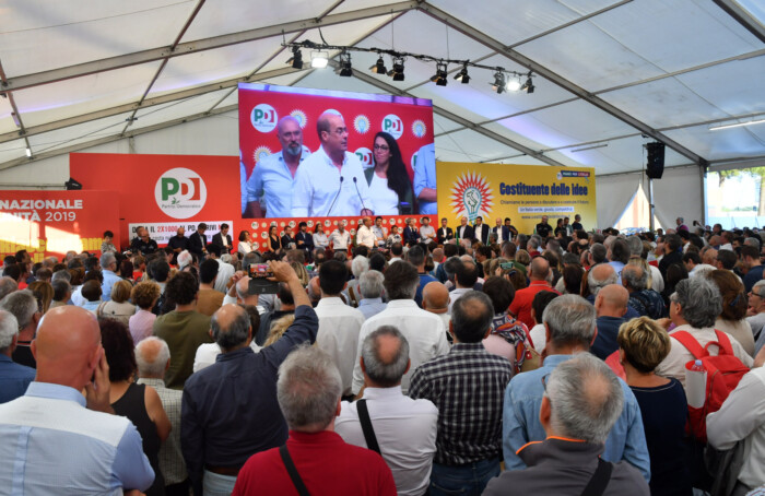 NICOLA ZINGARETTI ALLA FESTA NAZIONALE DELLUNITA' A RAVENNA