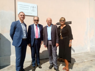 Da Six SimonPietro Felice Dir Caviro; Enrico Caterino, Prefetto Ra; Andrea Betti, Pres Confagri Ra; Eugenia Bergamaschi, Pres Confagri ER